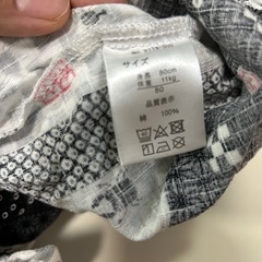 ✳︎ベビー甚平80&肌着セット✳︎の画像