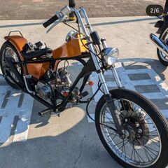ホンダジャズ　ハーレーソフテイル風　カスタムの画像
