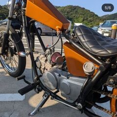 ホンダジャズ　ハーレーソフテイル風　カスタムの画像