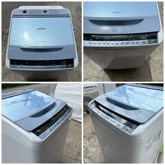 【❗️✨人気のビートウォッシュ✨❗️】HITACHI 洗濯機 8kg 大容量 インバーター搭載 2016年製 ✨簡易清掃・動作確認済み❗️の画像