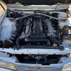 JZX81 マーク2 ツインターボ　5速　レストアベース　ドリ車に　JZX90  JZX100の画像