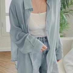 新品🌟シースルーシャツの画像