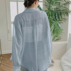 新品🌟シースルーシャツの画像