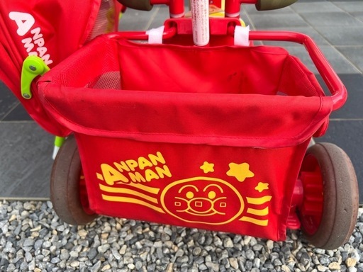 アンパンマン三輪車 美品 足置きセット おまけ付き 子ども ベビー