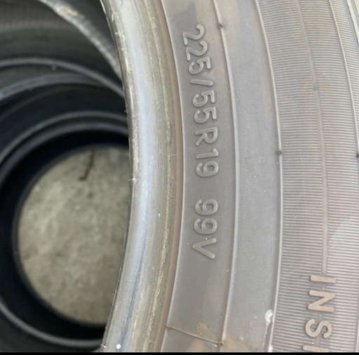 225/55R19　サマータイヤ