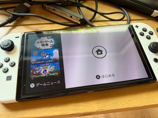 【美品】Nintendo Switch 有機ELモデル ホワイト + ジョイコン2セット + 純正ケース