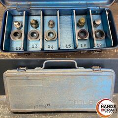 【久留米】【引き取り限定】【中古品】NITTO 日東工器 E55-0619 ハンディセルファー パンチャ 単相100V 50/60Hz 最大打抜穴径:19mm 最大打抜板厚:6mmの画像