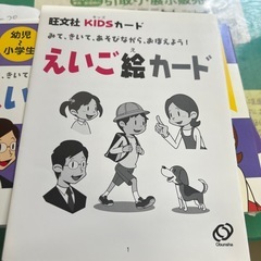英語絵カード　未使用品　85107の画像