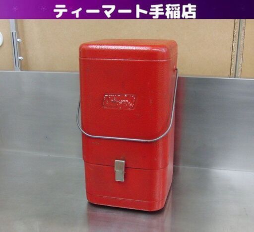 希少 Coleman スチールケース ガルウィング レッド メタルケース ランタンケース 200系適合 札幌 手稲