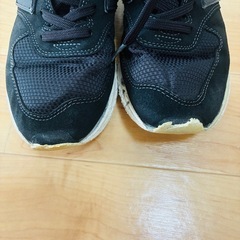 ニューバランス 574 ブラック 黒 25cmの画像