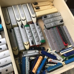 超山盛り　電車のおもちゃ　Nゲージサイズの画像