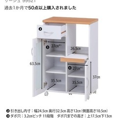 キッチン棚の画像