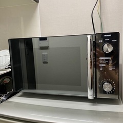 冷蔵庫　電子レンジのセットの画像