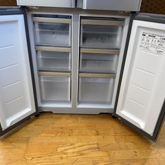 AQUA製☆4ドア冷蔵庫☆フレンチドア☆21年製☆420L☆