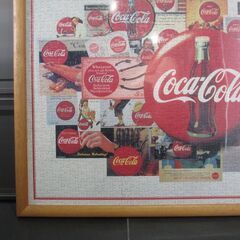コカ・コーラ ジグソーパズル 1000ピース 額付き 完成品の画像