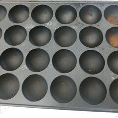 品質保証☆配達有り！1980円(税込み）山岡金属 たこ焼き器 ガス式 都市ガス 24穴 タコ焼き の画像