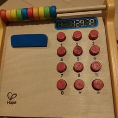 木のおもちゃ　Hape（ハペ）　レジスター（投稿管理番号：26）の画像