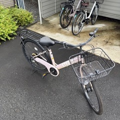 自転車 前カゴ付きの画像
