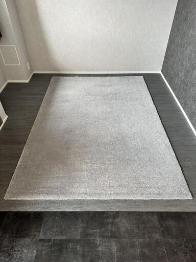 【専用】IKEA クナールドルップ ラグ カーペット ライトグレー イケア IKEA/イケア KNARDRUP/クナールドルップ ラグ パイル