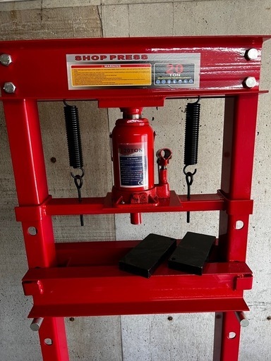 商談中　20トン油圧プレス機 アタッチメント52点のセットでどうぞ！門型