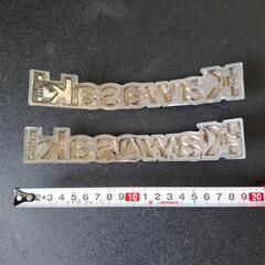 ⏹️タンクエンブレム Kawasaki ゴールド です。﻿の画像