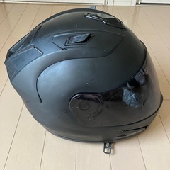 バイク用ヘルメット フルフェイス マットブラックの画像