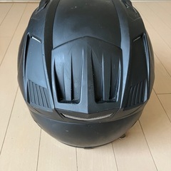 バイク用ヘルメット フルフェイス マットブラックの画像