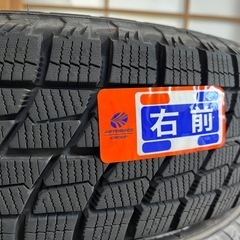 【ほぼ未使用】スタッドレスタイヤ 155/65R14 4本セット（N-BOX等・ホイールなし）の画像