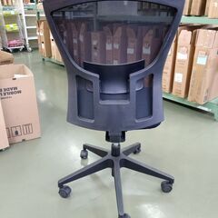 イトーキ サリダチェア（Salida） オフィスチェア メッシュ張り 肘無し ブラック YL5-BL 1脚 事務椅子 脚幅615mm  管理番号YN244の画像