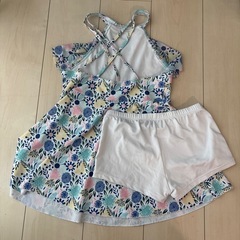 女の子　セパレート水着　140センチの画像