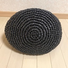 ハンドメイド トートバッグ スズランテープ ビニール紐 黒の画像