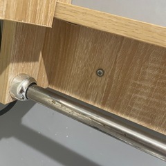 賃貸DIY　木製 ミラー付き収納棚　ミラーキャビネット　　　　の画像