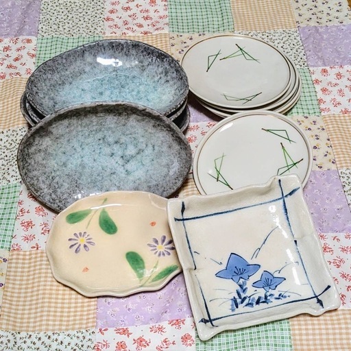 和食器5点 まとめ売り 九谷焼 お皿 セット おしゃれ 食器 小皿 5枚組