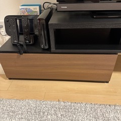 【ニトリ製】テレビ台・幅調整可能・収納付の画像