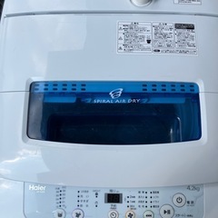 ハイアール 洗濯機 4.2kg（2016年製）JW-K42Kの画像
