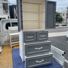 おしゃれ⭐️プラスチック製ワードローブ タンス クローゼットの画像
