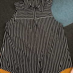 ピンキーアンドダイアン　ストライプ　ノースリーブ　シャツの画像