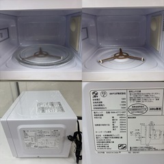 I638 🌈 2023年製の美品♪ NEOVE 電子レンジ （700W） ⭐ 動作確認済 ⭐ クリーニング済の画像