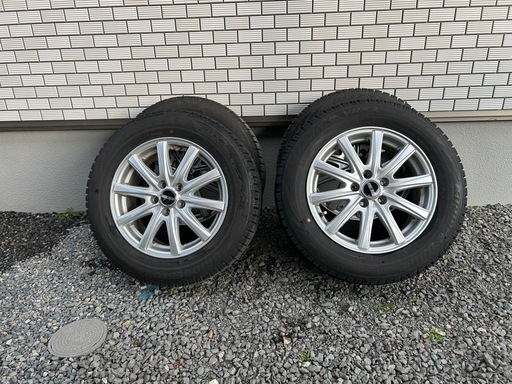 (終了)美品ホイール付きスタッドレス　15インチ　 シエンタ　フリードなど　2021年製　ブリザック　VRX2