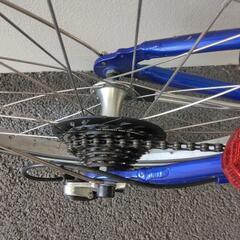 整備済みの折り畳み自転車の画像