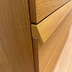 【引取り希望】IKEA ローチェスト　ナチュラルブラウン　タンス　 の画像
