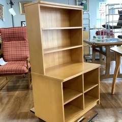 デスクシェルフ　【町田市再生家具】　　0816Ｂの画像
