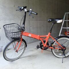 20インチ折りたたみ自転車の画像