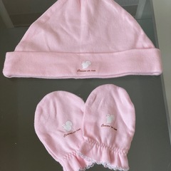 キャップとミトンのセット　comme ca ismの画像