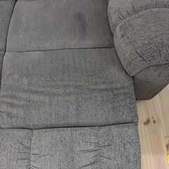 ３人掛けリクライナーソファ　輸入家具　アメリカの画像
