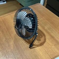 レトロデザイン卓上小型扇風機【USB】の画像