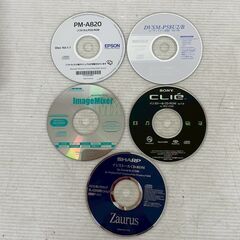 ソフトウェア 10枚 セット SONY WALKMAN CD-ROM EPSON PM-A820 SHARP Zaurus BUFFALO DVSM-P58U2/B など まとめ A0192の画像