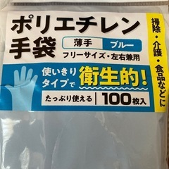 新品　ビニール手袋　100枚入り　6セットの画像