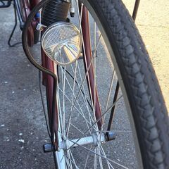 【リサイクルショップどりーむ鹿大前店】No.355　自転車　26インチ　カゴ・ライト付き🎵　通勤通学・お買い物にも最適🎵　おススメ商品です🎵の画像