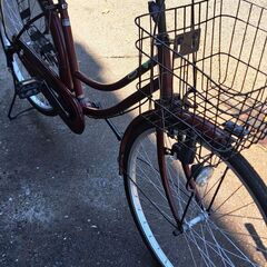 【リサイクルショップどりーむ鹿大前店】No.355　自転車　26インチ　カゴ・ライト付き🎵　通勤通学・お買い物にも最適🎵　おススメ商品です🎵の画像